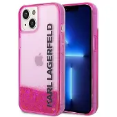 Karl Lagerfeld Liquid Glitter Elong Case for iPhone 14 Plus - Rosa