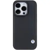 BMW Skinnveske med blå prikker iPhone 15 Pro Max-etui - svart