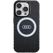 Audi IML Big Logo MagSafe-deksel til iPhone 14 Pro 6,1 svart hardcase AU-IMLMIP14P-Q5/D2-BK