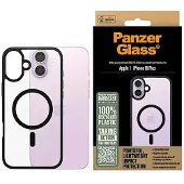 PanzerGlass iPhone 16 Plus HardCase MagSafe-kompatibelt Deksel - svart / gjennomsiktig