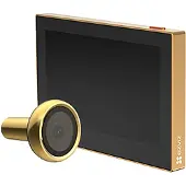Ezviz HP2 - Digitalt kikkehull - trådløs (802.11b, 802.11g, 802.11n) - batteridrevet - 4.3 - 1 kamera(er) - PS CMOS - gyllen