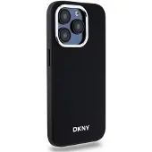 DKNY MagSafe iPhone 15 Pro-etui med vanlig logo - svart