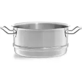 Fissler 084-788-24-000/0, Rustfritt stål, Rund, Gass, Induksjon, Rustfritt stål, Rustfritt stål