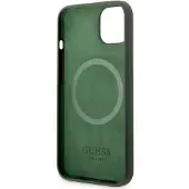 GUESS GUHMP13MSBPLA iPhone 13 6,1" grønn/khaki hard koffert med silikonlogoplate MagSafe