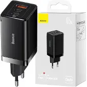 Baseus GaN5 Pro, Innendørs, AC, 20 V, 1 m, Sort
