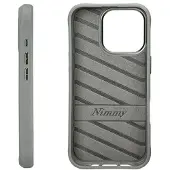 Usorteret Nimmy Glasses Cool Cat-etui for iPhone 16 Pro Max - Grå