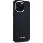 DKNY MagSafe iPhone 14 Pro Max-etui med vanlig logo - svart