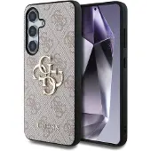 GUESS Big 4G Logo Classic Logo Case for Samsung Galaxy S25 Plus Pink
