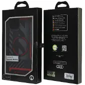 Audi IML Sport MagSafe-etui iPhone 15/14 Plus 6,7" svart/sort hardcase AU-IMLMIP15M-RSQ/D2-BK