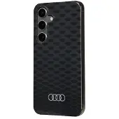 Audi IML MagSafe-etui S24 S921 med sømmer i svart/sort hardcase AU-IMLMS24-Q5/D3-BK