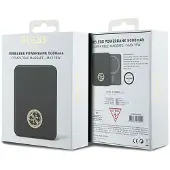GUESS MagSafe 4G Strassed Metal Logo induksjonskraftbank 15W 5000mAh - svart