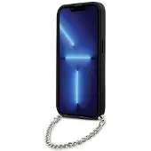 Karl Lagerfeld KLHCP14LSACKLHPK iPhone 14 Pro 6,1" svart/svart hardcase Saffiano Monogram Chain