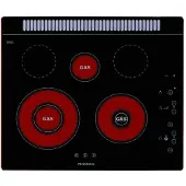 Vitrokitchen 401tgna Keramisk Topp 60 Cm 3 Brennere