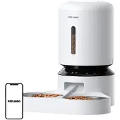 Petlibro Granary fôrautomat med dobbeltskål, WiFi, 5L (hvit)