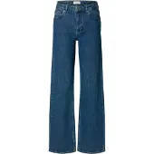 Selected Bea Kori Wide Leg Høytaljede Jeans