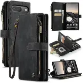 CASEME Google Pixel 10/10 Pro C30 Multifunksjonell Lommebok-deksel - Svart