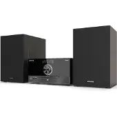 Aiwa MSBTU-600, Hjemmelydanlegg (mikro), Svart, Brett, 50 W, RCA, FM