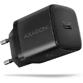 Axagon ACU-PD20 lader, 20W vegglader, 1x USB-C port, PD3.0/PPS/QC4+/AFC/Apple, svart