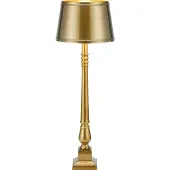 Markslöjd Metallo bordlampe, antikk messingfarget, metall, høyde 66 cm