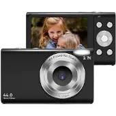 INF Digitalkamera 2,7K / 44MP / 16x zoom, sort