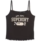 Superdry Ath Ess Graphic Pointele Ermeløs T-skjorte