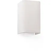 Faro Vegglampe Cotton, kantet, 20 x 12 cm, beige