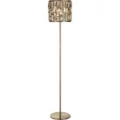 Searchlight Bijou gulvlampe, messing, krystallglass