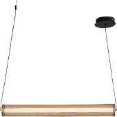Searchlight Thread LED-hengelampe, gullfarget, 3-trinns dimbar, stål
