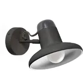 Faro Snap vegglampe, mørkegrå, stål, bredde 18,5 cm