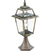 Searchlight Sokkellampe New Orleans, svart-gull