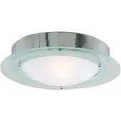 Searchlight JUNA - taklampe til badet med glasskant