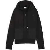Puma HER Relaxed Full-Zip Hoodie Women, Clothing, Black, M