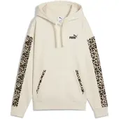 Puma Essentials Animal Print Comfort Hoodie Women, Clothing, Alpine Snow, XXS