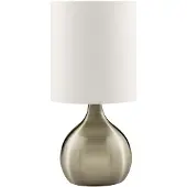 Searchlight Bordlampe Touch 3923, messing antikk