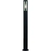 Searchlight Veilampe Batton, IP44, svart, høyde 90 cm, metall