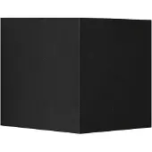 Nordlux Utendørs LED-vegglampe Milda kubi, svart, opp/ned, aluminium