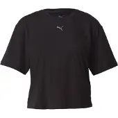 Puma CLOUDSPUN Relaxed Tee Women, Clothing, Black, XL