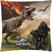 Licens Jurassic World pyntepute 40x40 cm - pute til barnerommet