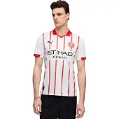 Puma Girona FC 25/26 Home Jersey Men, Clothing, White/Red, L