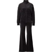 Puma Velour Rib Relaxed Suit Women, Clothing, Black, S