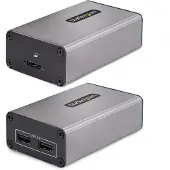 StarTech.com Startech 2-Port USB 3.0 Extender over OM3 Multimode Fiber, LC/LC, 2x 5Gbps USB-A Hub, 350m (1150ft) Range, Durable USB Fiber Optic Extender, Incl. 2x 10G MMF SFP+ modules - Optical USB Extender (F350