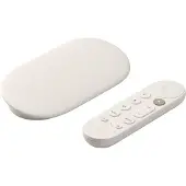 Google TV Streamer - AV-spiller - 4 GB RAM - 32 GB - 4K UHD (2160p) - 60 fps - HDR - porselen