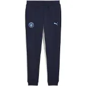 Puma Manchester City FtblEssentials Pants Youth, Clothing, Navy/Light Blue, 5-6Y