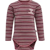 Hummel Body I/e - HmlUnited - Stripete - Woodrose - - 74 - Langermet Body