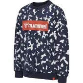 Hummel Collegegenser - HmlDitz - Black Iris - - 4 år (104) - Collegegenser