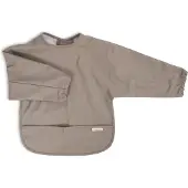 Filibabba Bib w. sleeves - Warm Grey