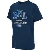 Hummel Lucas T-Shirt S/S Dress Blues (104 / 4 år)