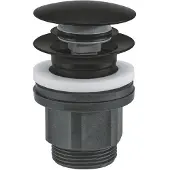 GROHE Push-up bottom valve matte black