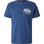 Superdry for man. M1012235A Tokyo Relaxed T-shirt blue (L), Casual, Cotton, Short sleeve
