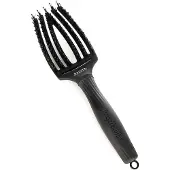 Olivia Garden Fingerbrush Combo hårbørste, medium, svart